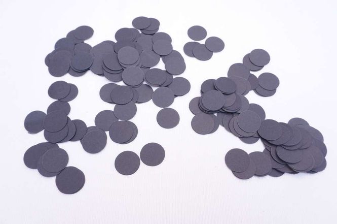 Hovedbilde Konfetti, 1,5 cm, 200 stk, sort