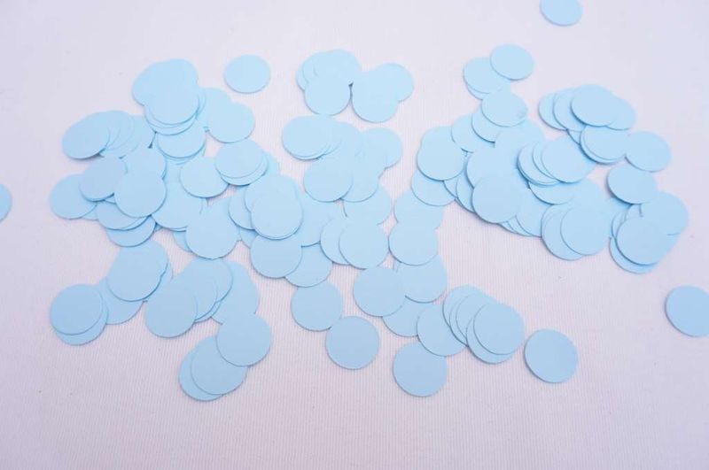 Konfetti, 1,5 cm, 200 stk, blå