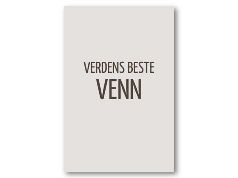 Verdens beste venn | 10x15 cm