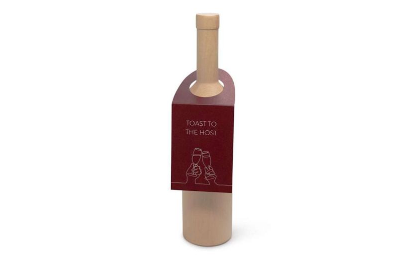 Flaskekort |  Toast to the host