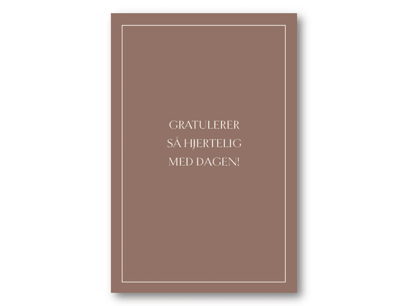 Gratulerer så hjertelig | 10x15 cm