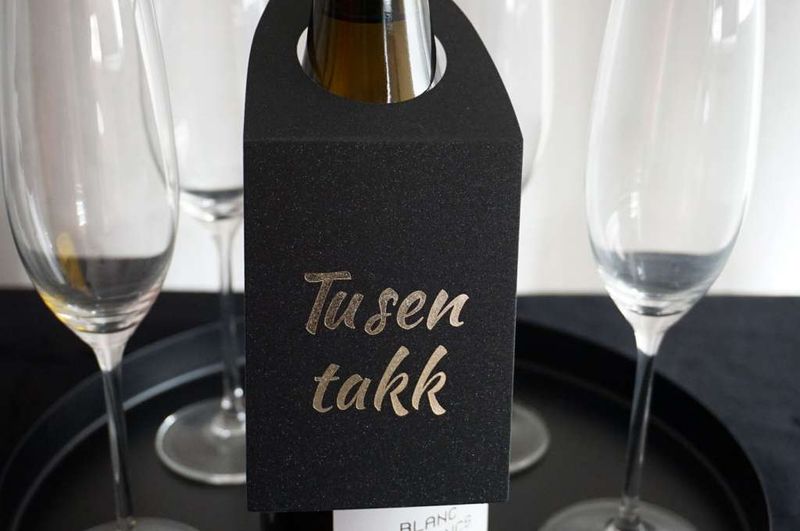 Flaskekort, Tusen takk