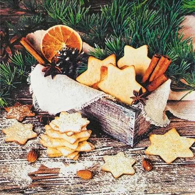 Hovedbilde Servietter | Shortbread napkins | Vanlig