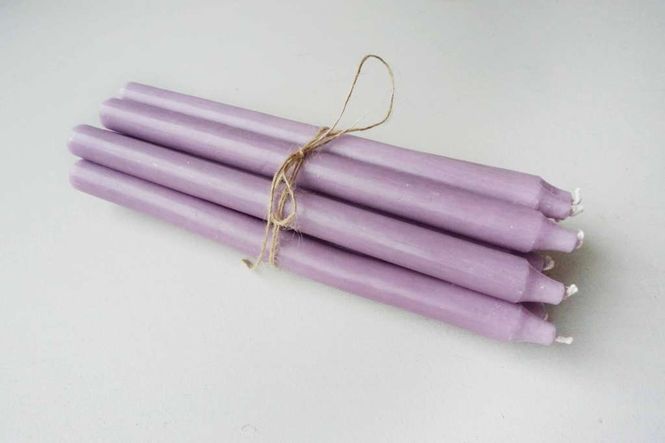 Hovedbilde Rustikk stearinlys, 30 cm, Lyng