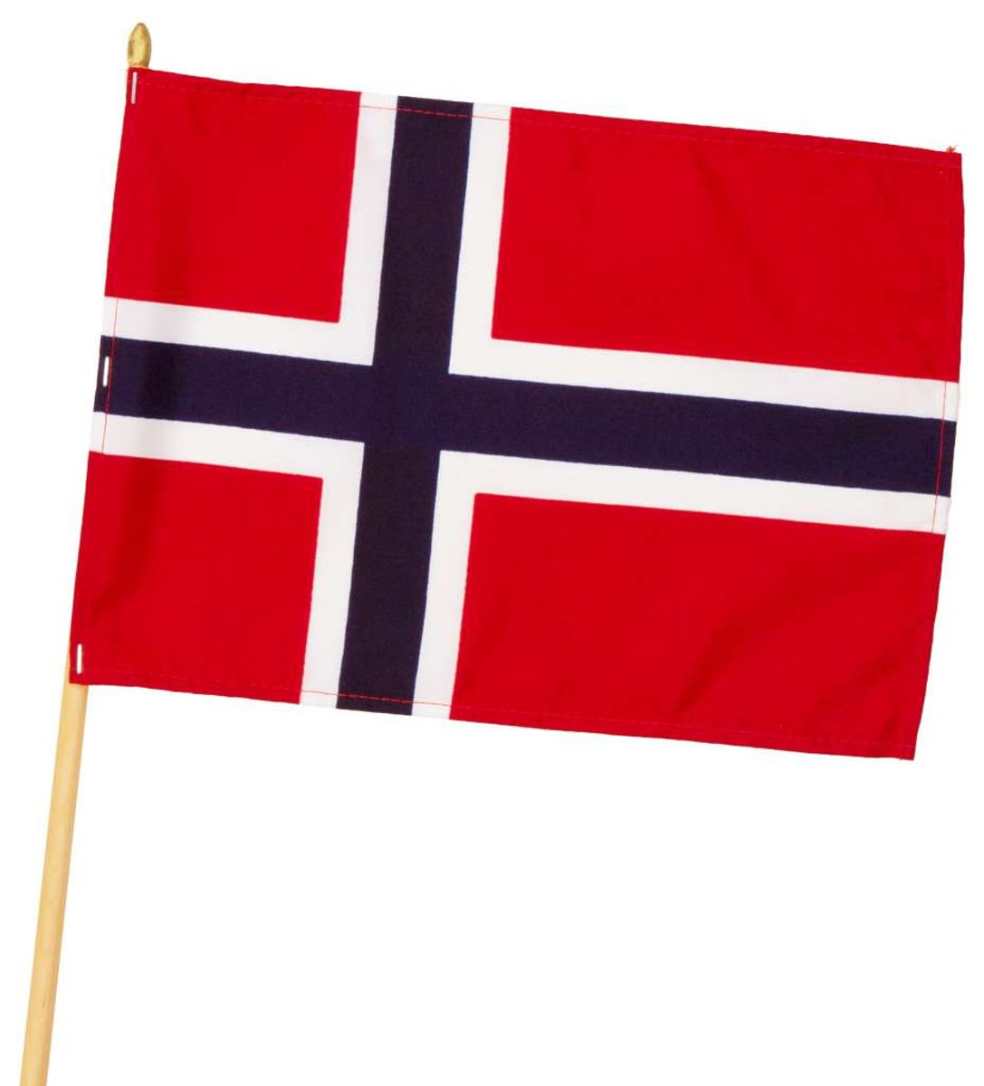 Flagg Norge 20x28cm pinne:65cm