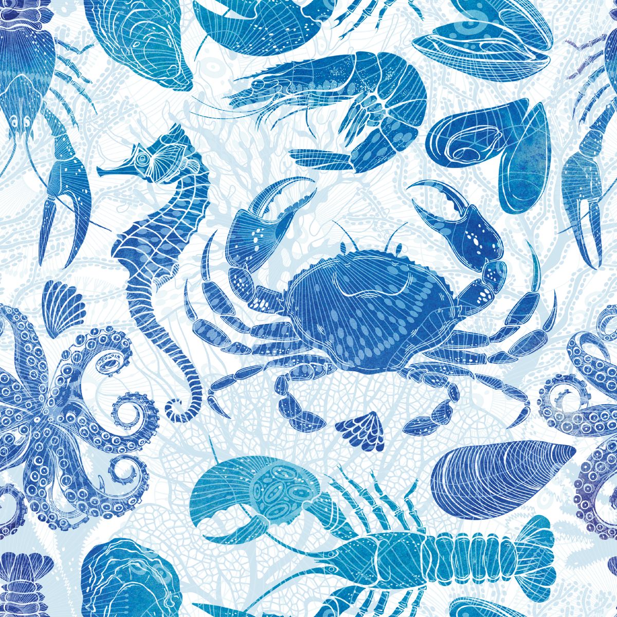 Servietter, Lobster Party, vanlig