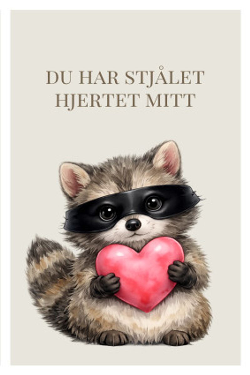 Du har stjålet hjertet mitt | 10x15 cm