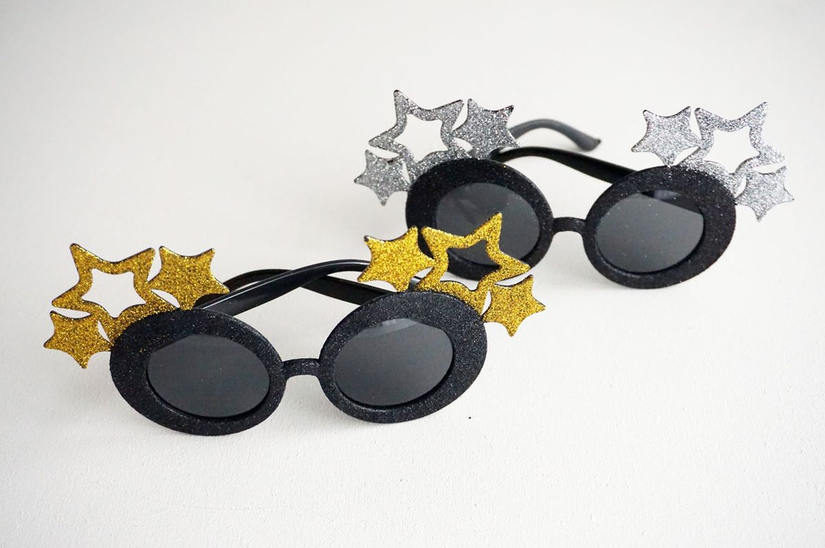 Partybriller, 19x10 cm, plast