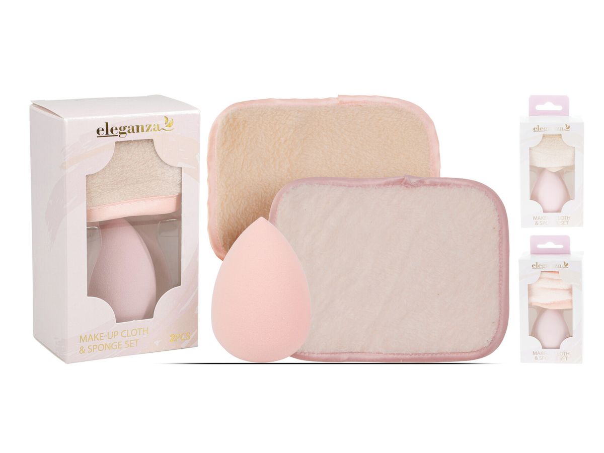 Sminkesvamper 2 stk med holder
