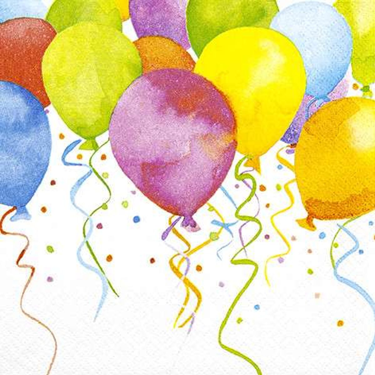 Servietter, Ballonger, vanlig